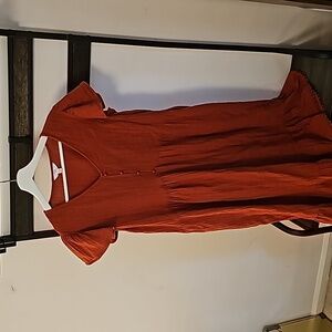 Time and Tru Flutter Sleeve Dress